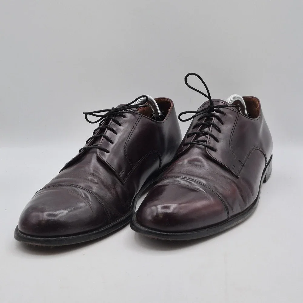 Bostonian Shoes Mens Size 12 Brown Leather Cap Toe Oxford Dress‎ Classics 20398